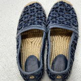 Michael Kors Denim Floral Cutout Espadrille SlipOn Shoes 6.5
