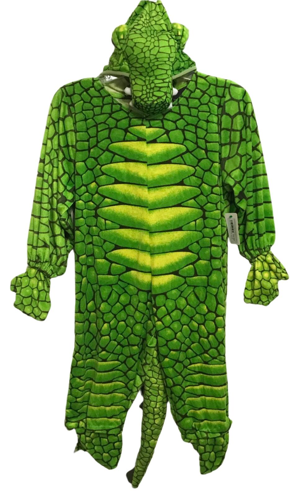 Green Crocodile Costume Kids Size 2-4 Unisex
