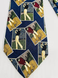 Jacob Roberts Ltd. Vintage Golf Scene Necktie Men's One Size