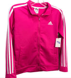 Adidas Hot Pink Light-Weight Zip Jacket Girls 14/16