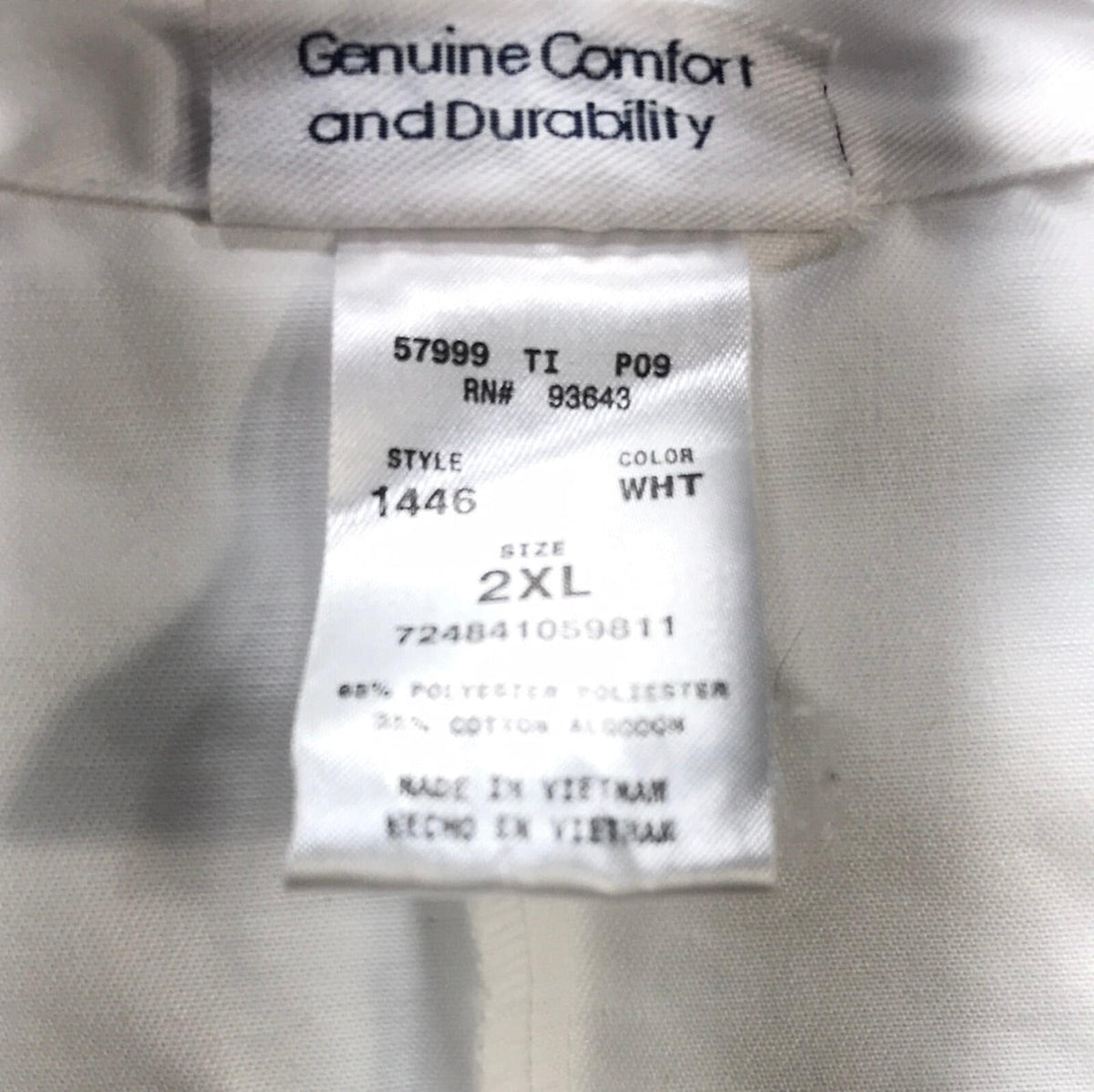 Halloween Costume White Lab Coat One Size 2XL