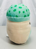 Squishmallows 8" Sydney Teal Green Mushroom Freshly Laundered