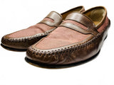 Vintage Giorgio Brutini Men's Brown Leather Loafers Mens 9