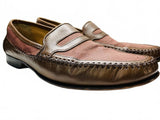 Vintage Giorgio Brutini Men's Brown Leather Loafers Mens 9