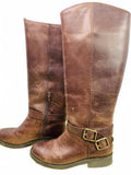 Lucky Brand Falta Tuscany Bridle Tall Leather Boots Ladies 6.5