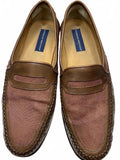 Vintage Giorgio Brutini Men's Brown Leather Loafers Mens 9