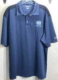 Champion UNC Tar Heels Polo Shirt NCAA Blue/Black Mens XL