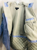 Lands End Winter Coat 2 Tone LT Purple/Tan Girls XL/16