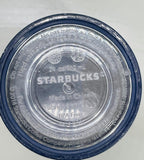 2014 Starbucks Black and White Patterned Tumbler with Clear Lid 24 oz