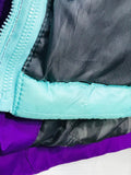 Free Country Winter Ski Coat Purple Black w/Removable Liner Ladies S