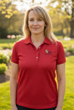 Nike NWT! Dri-Fit Red Pinehurst Golf Shirt Ladies Large