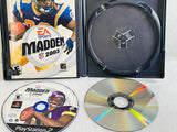PlayStation PS2 Game Madden 2003 + 2002 Bonus Disc see detail