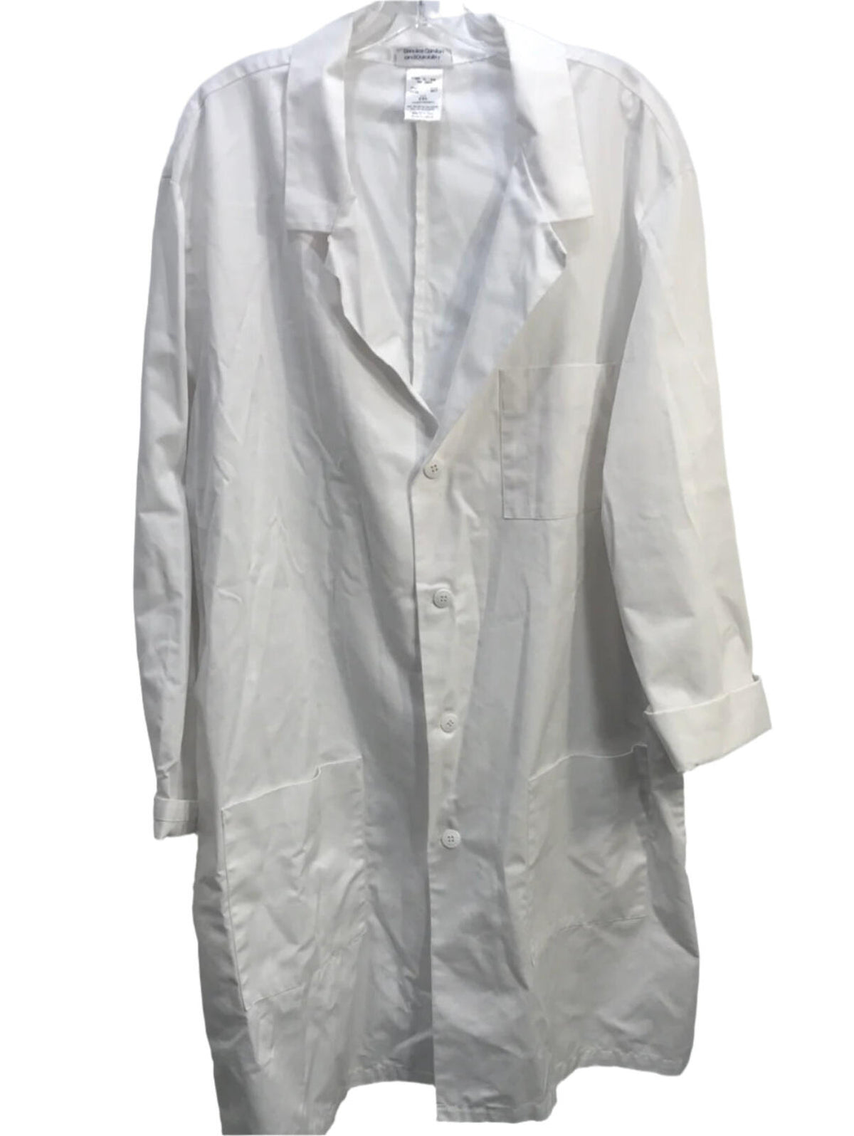Halloween Costume White Lab Coat One Size 2XL