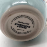 2007 Starbucks Snowman 6oz Cup and Saucer Set