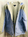 Lands End Winter Coat 2 Tone LT Purple/Tan Girls XL/16