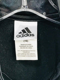 Adidas Black and Pink Track Jacket Girls Size 16
