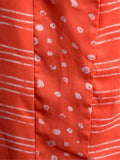 Stylus Sheer Coral / White Sleeveless Shirt Ladies S