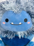 Squishmallows 12" Dani Navy Blue Bigfoot LT WEAR Freshly Laundered