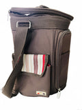 Picnic Time Picnic Time Wine & Cheese Picnic Set Soft Brown Canvas Backpack