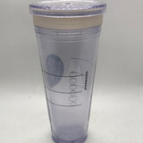 2011 Starbucks Clear Reusable Cold Cup Tumbler with Lid