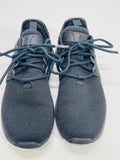 Adidas Sneaker All Black Blackout Mesh Run Shoe Unisex Boys Girls 13K