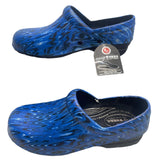 Easy Works Navy Ripple Kris Slip-Resistant Clogs Size 10 M