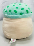 Squishmallows 8" Sydney Teal Green Mushroom Freshly Laundered