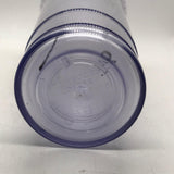 2011 Starbucks Clear Reusable Cold Cup Tumbler with Lid