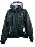 Maier Sports Women’s Black Hooded Ski Jacket Size 38/M