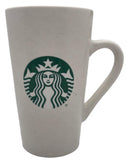 2020 Starbucks White Ceramic Coffee Mug with Green Logo 16 oz Lt Scuffing