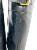 Lauren Ralph Lauren Tall Black Leather Boots Ladies 6B