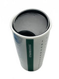 2016 Starbucks Ceramic Travel Mug with Black Lid 12 fl oz