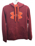 Under Armour Burgundy Logo Pullover Hoodie Men’s Small