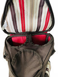 Picnic Time Picnic Time Wine & Cheese Picnic Set Soft Brown Canvas Backpack