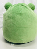 Squishmallows 14" Gloria Smiling Green Frog LT WEAR / STAINING Freshly Laundered