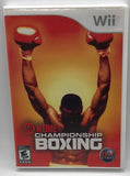 Nintendo Wii Game showtime championship boxing Lt Scratching