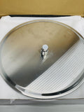 NEW! 16" Shower Round Head High Water Flow Stainless Steel Brushed Nickel Finish