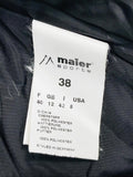 Maier Sports Women’s Black Hooded Ski Jacket Size 38/M