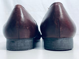 1980's PebbleBrook Brown Leather Flat Shoes Ladies 8