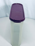 Tupperware Vintage Purple Lid Storage Cereal Container