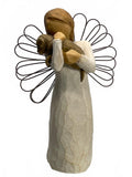 Willow Tree Angel of Friendship Figurine with Wire Wings