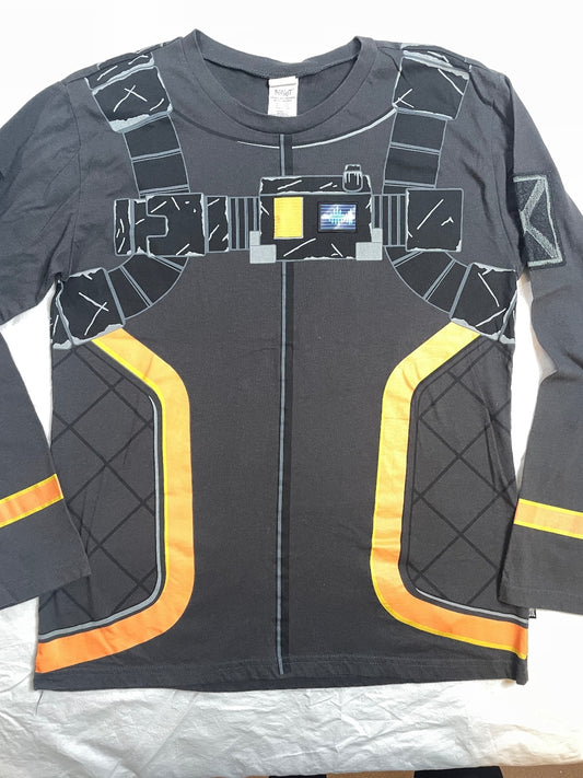 Halloween Fortnite Black Long Sleeve Shirt Adult Large