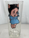 Vintage 1973 Pepsi Collector Series Glass Featuring Petunia Pig
