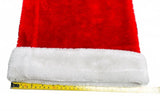 Plush Extra Long Dr. Suess Like Santa Hat with Pom-Pom