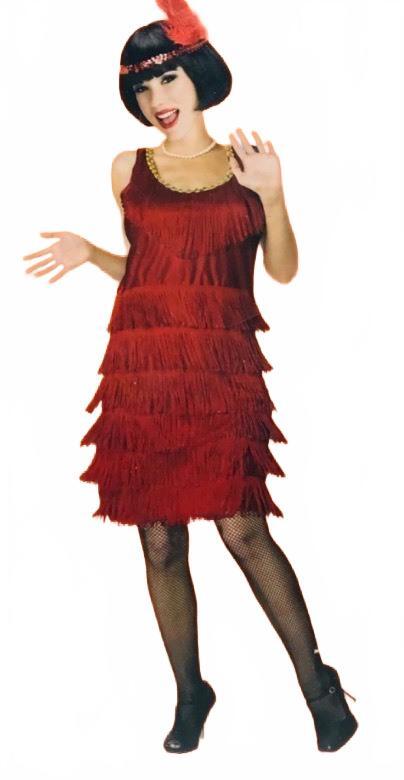 Halloween Costume 20's Flapper Dress Headband Ladies 8-10