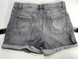 SO Girls Gray Denim Shorts with Silver Studs Girls Size 16