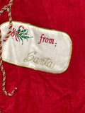 Red Plush Felt Christmas Santa Gift Bag XL36" l x 24"w