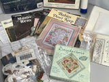 Vintage Cross Stitch Patterns, Kits & Supplies Bundle