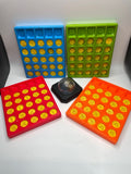 Vintage Bingo Game Set for Children with Number Popper