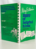 Vintage 1979 Mary Ellen's Best of Helpful Hints Household Tips Book